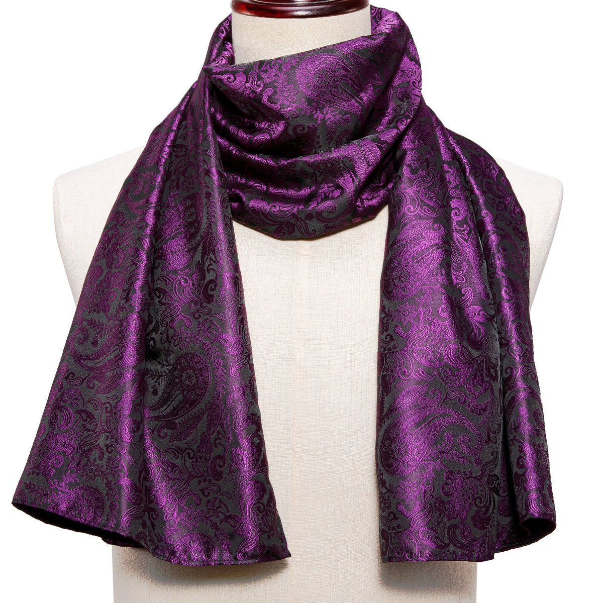 Plum deals silk scarf