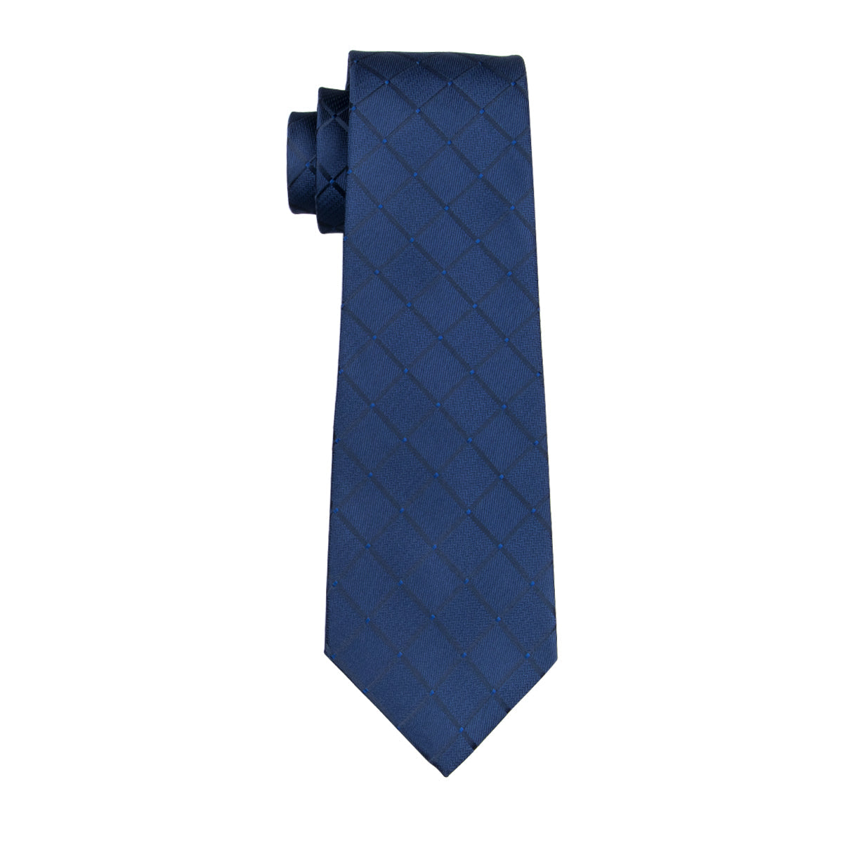 Blue Squares Tie, Pocket Square and Cufflinks – Sophisticated Gentlemen