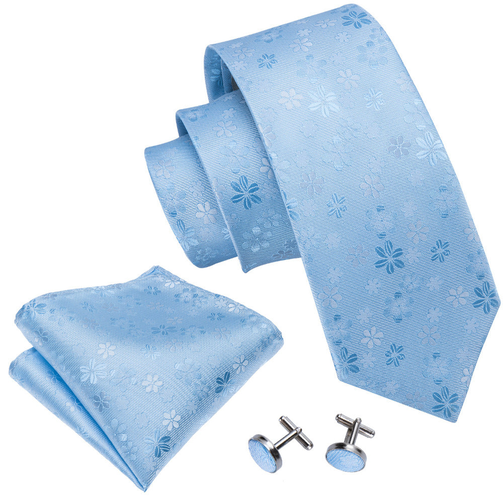 Celine baby blue floral tie store