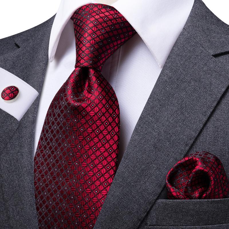 Buffett Tie, Pocket Square and Cufflinks – Sophisticated Gentlemen