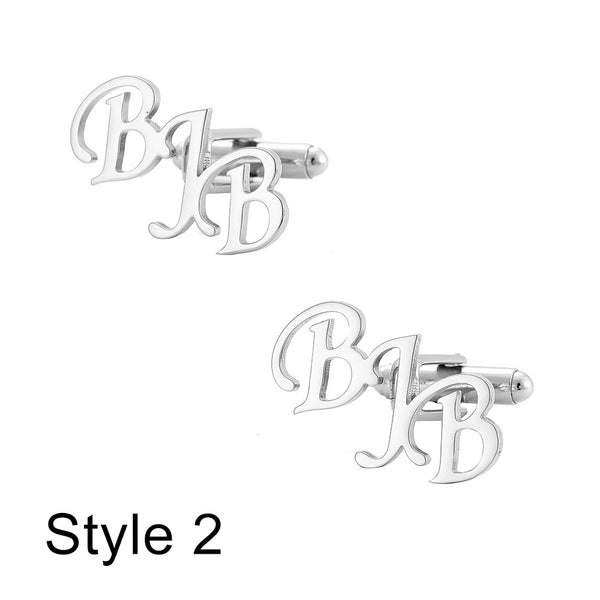 Initials Cufflinks – Sophisticated Gentlemen