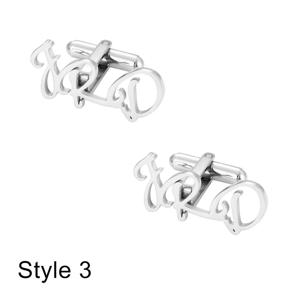 Initials Cufflinks – Sophisticated Gentlemen