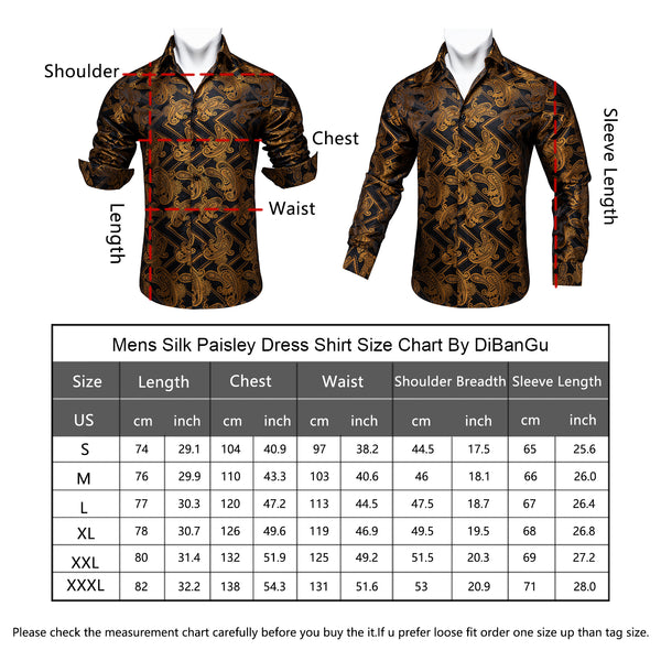 Red Paisley Silk Dress Shirt – Sophisticated Gentlemen